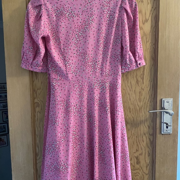 NWT Pink, Kate Spade faux wrap mini dress - Picture 2 of 4